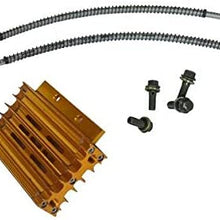 JRL Aluminum Oil Cooler Radiator for 110c 125cc 138cc 143cc ATV Pit Dirt Bike