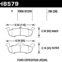 Hawk Performance HB579Y.785 LTS Brake Pad