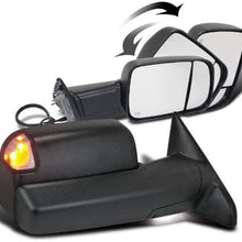 Spec-D Tuning RMX-RAM1325H-P-FS Mirror (2500 3500 Towing Power Adjustment with Heated Function)