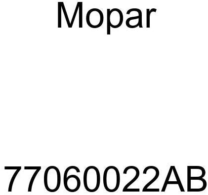 Mopar 77060022AB Cold Air Intake System