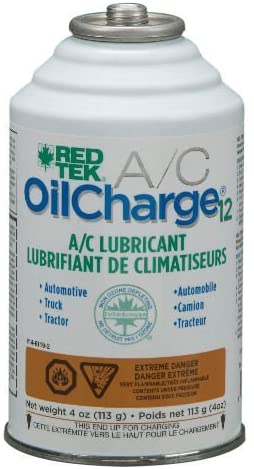 RED TEK OilCharge12 A/C Universal Refrigeration Oil (4 oz. can)