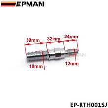 EPMAN Billet Aluminum Front Rear JDM Japanese Car Auto Triangle Ring Trailer Tow Hook Kit For Honda Toyota (Red)