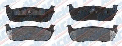ACDelco 17D711M Professional Semi-Metallic Rear Disc Brake Pad Set