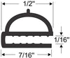 Steele Rubber Products - RV Hehr Standard Backframe Gasket - Sold and Priced per Foot - 70-3839-254