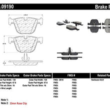 StopTech 309.09190 Sport Brake Pads with Shims and Hardware