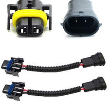 iJDMTOY (2) H11 H8 H9 Extension Wiring Harness Sockets Wires Compatible With Headlights or Fog Lights Use