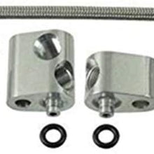 Coolant Steam Crossover Tube,Cylinder HeadThrottle Body Bypass Hose kit Coolant Crossover Steam Tube For GM LS Series Engines