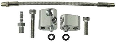 Coolant Steam Crossover Tube,Cylinder HeadThrottle Body Bypass Hose kit Coolant Crossover Steam Tube For GM LS Series Engines