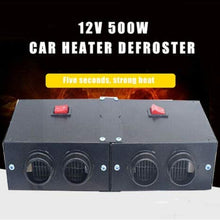 MACHSWON Portable Car Heater for Windshield, High Power Car Heater Kit, 12V 500W Air Heater, Demister Defroster Fast Heating Fan