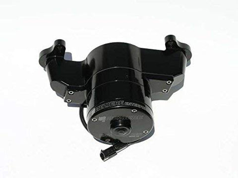 Meziere WP114S Black Billet Electric Water Pump for Small Block Mopar