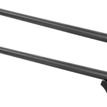 ROKIOTOEX Roof Rack Crossbars Roof Rail Cross Bars Fit 2006 2007 2008 2009 2010 Jeep Compass Rooftop Side Rails Cargo Bag Luggage Carrier Aluminum Black