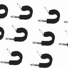 NEW PACKAGE OF 10 SOUTHWEST SPEED -19 AN ADEL LINE CLAMPS, 1 3/16" INSIDE DIAMETER, WHICH ENABLE A NEAT AND SAFE INSTALLATION OF WIRES WITH A HIGH-TEMPERATURE, NEOPRENE LINING