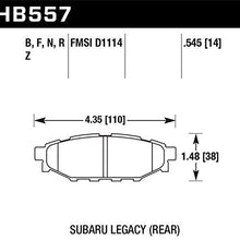 Hawk Performance HB557B.545 HPS 5.0 Disc Brake Pad