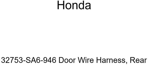 Genuine Honda 32753-SA6-946 Door Wire Harness, Rear