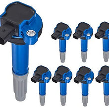 ENA High Performance Pack of 8 Ignition Coil Compatible with 2011-2015 Ford F-150 Mustang 5.0L V8