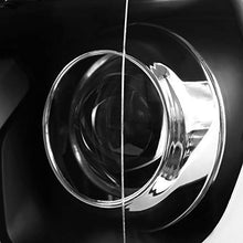 Velocity Concepts for Chevy Silverado 1500 Pickup Black Dual Halo LED Signal Projector Headlights