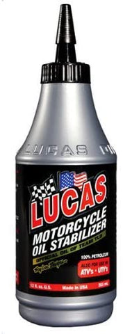 Lucas 10727 Oil Stabilizer for Motorcycle - 12 oz (10727)