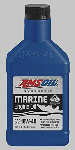 Amsoil Synthetic 10W-40 Marine Engine Oil (1 Quart)