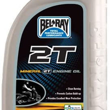 BEL-RAY 2T MINERAL ENGINE OIL (1L), Manufacturer: BEL-RAY, Manufacturer Part Number: 99010-B1LW-AD, Stock Photo - Actual parts may vary.