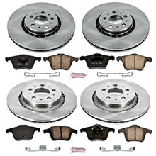 Power Stop KOE4502 Autospecialty Front and Rear Replacement Brake Kit-OE Brake Rotors & Ceramic Brake Pads