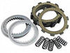 Outlaw Racing ORCS086 Complete Clutch Repair Rebuild Kit - Reinforced with Kevlar - Includes Springs Steel & Fiber Plates - Compatible with Suzuki GSX-R600 2006-2007