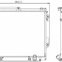 Denso 221-3153 Radiator