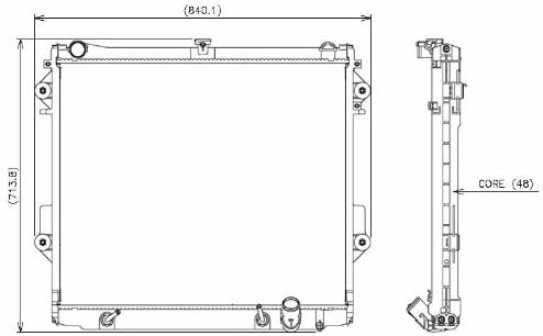 Denso 221-3153 Radiator