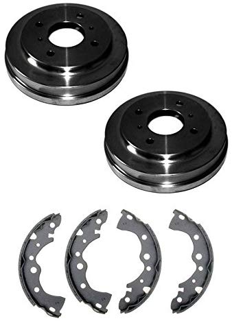 Mac Auto Parts 37355 Sentra Rear Left and Right Brake Drums & Brake Shoes