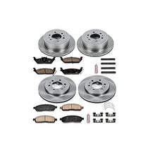 Power Stop KOE5335 Autospecialty Front and Rear Replacement Brake Kit-OE Brake Rotors & Ceramic Brake Pads