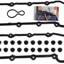 YYW Engine Valve Cover Gasket Set Compatible with 02-05 Dodge Dakota Durango Jeep Liberty 3.7L VIN K VC50594R