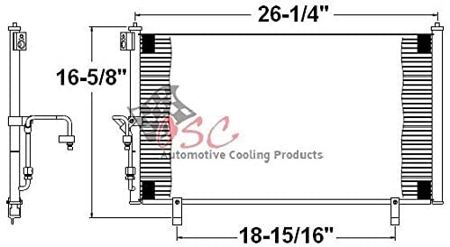 OSC Cooling Products 4817 New Condenser