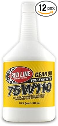 Red Line 57804-12PK 75W110 Gear Oil, 32. Fluid_Ounces, 12 Pack