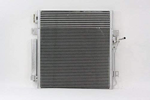 A/C Condenser - Pacific Best Inc For/Fit 3683 08-12 Jeep Liberty Automatic Transmission V6 3.7L w/Transmission Oil Cooler Parallel Flow Receiver & Dryer