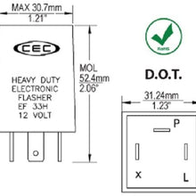 CEC Industries EF33H Flasher