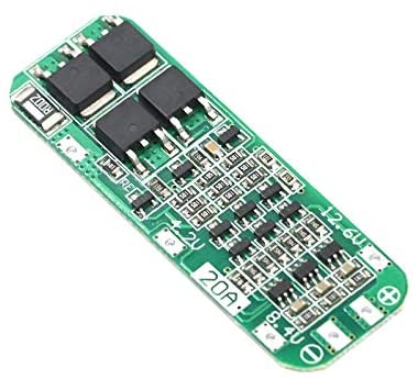 ZEFS--ESD Electronic Module 3S 20A Li-ion Lithium Battery 18650 Charger PCB BMS Protection Board for Drill Motor 12.6V Lipo Cell Module 64x20x3.4mm