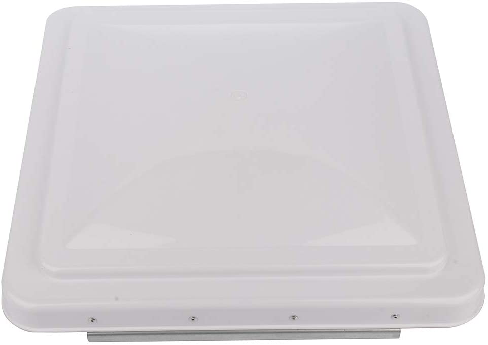 ECCPP White RV Roof Vent Cover VL200-W 14 x 14 Good Vent Lid fit for Motorhome Camper Trailer
