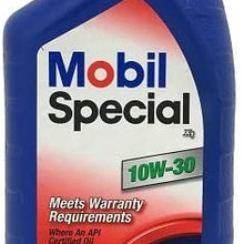 Mobil (999PK-010W30S Special X1 10W30 API Synthetic Motor Oil, 1 Quart, 32. Fluid_Ounces