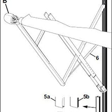 Carefree R001643BLK Awning Arm Assembly, 8 feet Length x 8 feet Extension