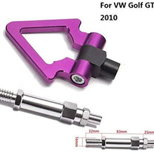 Epman Sport CNC Billet Aluminum Front/Rear European Car Tow Hook for VW Golf GTI 2010 TR-RTHLPH006 (Red1)