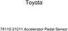 Toyota 78110-21011 Accelerator Pedal Sensor