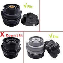 Heavy Duty Oil Filter Wrench for Toyota,Lexus,RAV4,Camry,Tundra,Highlander,Sienna and More-Cup Style Oil Filter Cap Removal Socket Tool for 2.5-5.7L Engine with 64mm Cartridge Style Oil Filter Housing