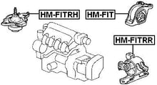 50821Saa013 - Right Engine Mount For Honda - Febest