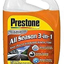 Prestone AS658 Deluxe 3-in-1 Windshield Washer Fluid, 1 Gallon