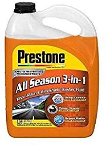 Prestone AS658 Deluxe 3-in-1 Windshield Washer Fluid, 1 Gallon