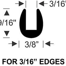 Steele Rubber Products - RV Glue On Edge Seal - Sold and Priced per Foot - 70-3246-244
