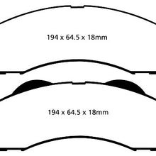 EBC Brakes DP71855 7000 Series Greenstuff SUV Supreme Compound Brake Pad