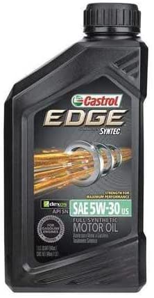 Castrol Engine Oil, 5W-30 SAE, Petroleum, 1 Qt.