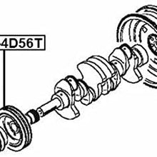 Harmonic Balancer Engine Crankshaft Pulley Febest MDS-4D56 Oem MD374223