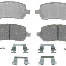 ACDelco 14D956CH Advantage Ceramic Front Disc Brake Pad Set with Hardware