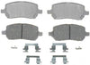 ACDelco 14D956CH Advantage Ceramic Front Disc Brake Pad Set with Hardware